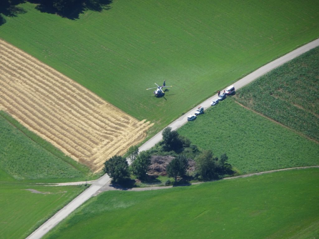 Helicopter rescued climbers stuck at the crux of GV-Steig