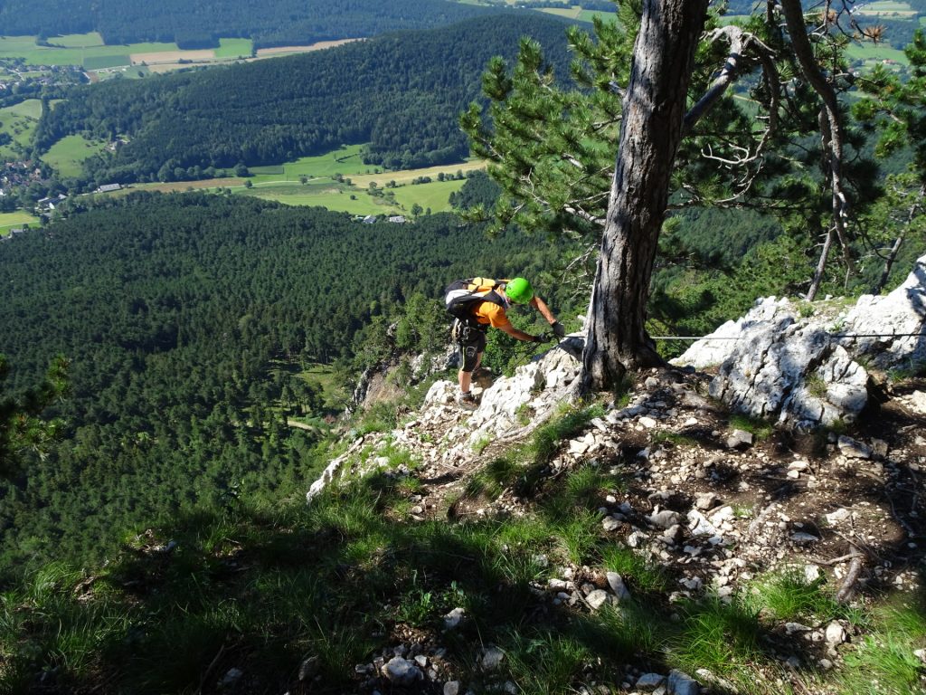 GV-Steig: at the exit of the via ferrata