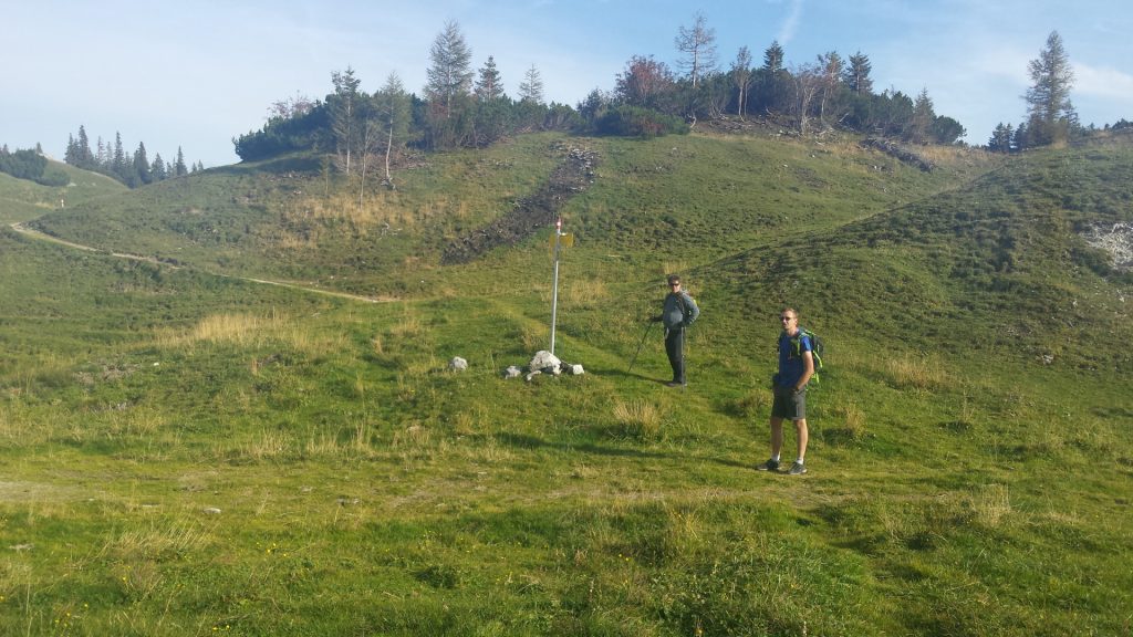 Robert and Stefan on the trail towards "Klammboden"