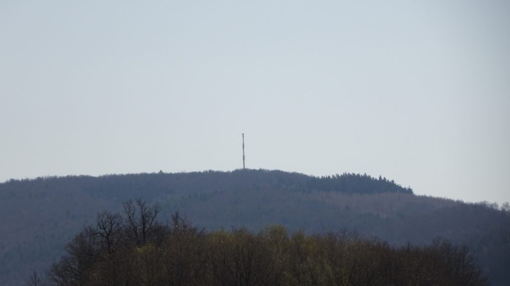 The antenna of "Hirschenstein" becomes visible (still a far way to go!)