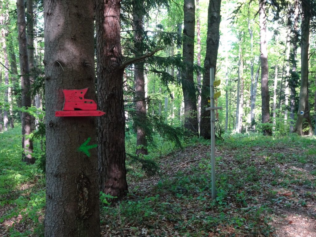 Recommended detour: Follow the red marking towards the "Speckkammerl"