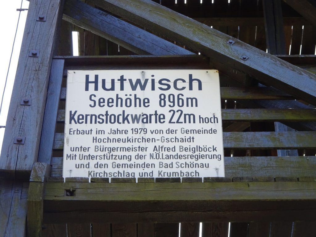 The viewing platform of Hutwisch