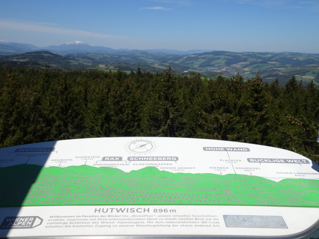 A view towards all the "Wiener Hausberge"