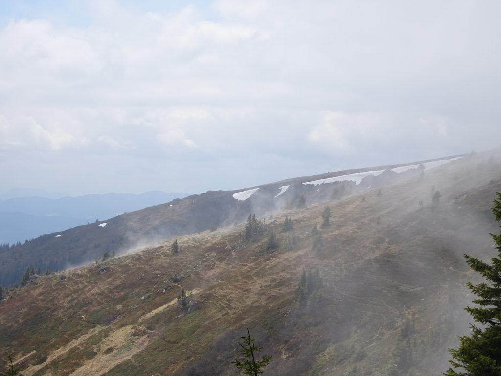 Hiking up "Stuhleck"