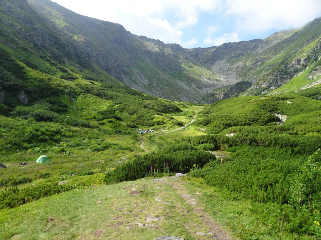 The camping area in "Iezer"